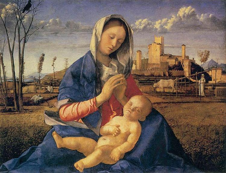 Madonna of the Meadow, Giovanni Bellini